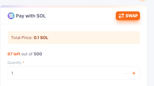 87 spots left for the Pre-Sale phase 1 

Get your $GATO now 👇
hel.io/pay/64594613ee…