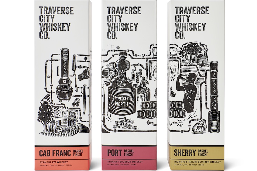 Traverse City Whiskey Co. recently unveiled its “The Finishing Series,” a set of three types of whiskey finished for up to 12 months in unique wine cases.  bit.ly/3HVmHkN #thewhiskeylifestyle #whiskey