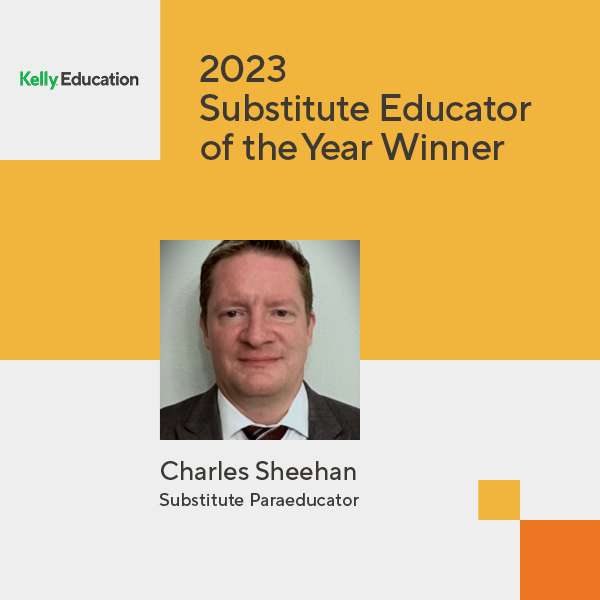 kellyeducation's tweet photo. Meet Charles Sheehan, a U.S. Army veteran and our 2023 Substitute Educator of the Year in the paraeducator category. His district in Florida nominated him because he had an incredible impact on his student. Learn more about him here. https://t.co/eAi8KPmH8G #ThankATeacher https://t.co/bUfr4GXOiC