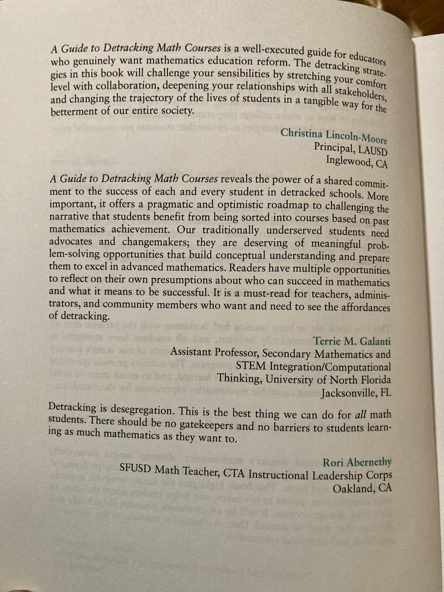 🔥🔥🔥Look what wonderful goodie came in the mail!! A Guide to #DetrackingMath Courses The Journey to learn how all students are mathematically brilliant. @AngelaTorr3s Ho Nguyen, Elizabeth Hull Barnes, @laurawent us.corwin.com/books 🔥ow.ly/QAfx50O8Zc4 @CorwinPress🔥