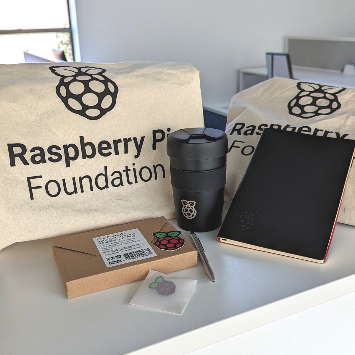 10K FOLLOWER GIVEAWAY 🎉🎈🎁

To celebrate 10K followers on Twitter, we're giving away 3x Raspberry Pi Foundation tote bags containing Raspberry Pi branded goodies 😍 Winners will be randomly selected on Friday, 19 May 2023.

To enter: Follow us, like & RT this tweet.

Good luck!