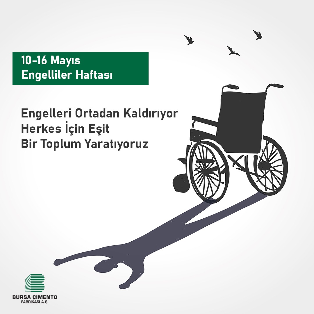 Bu hayatta hepimiz bir engelli adayıyız. Bu yüzden empati kuralım; engelleri ortadan kaldıralım, herkes için eşit bir toplum yaratalım.

#engellilerhaftası #bursaçimento #sevgi #empati #eşitlik #fırsat