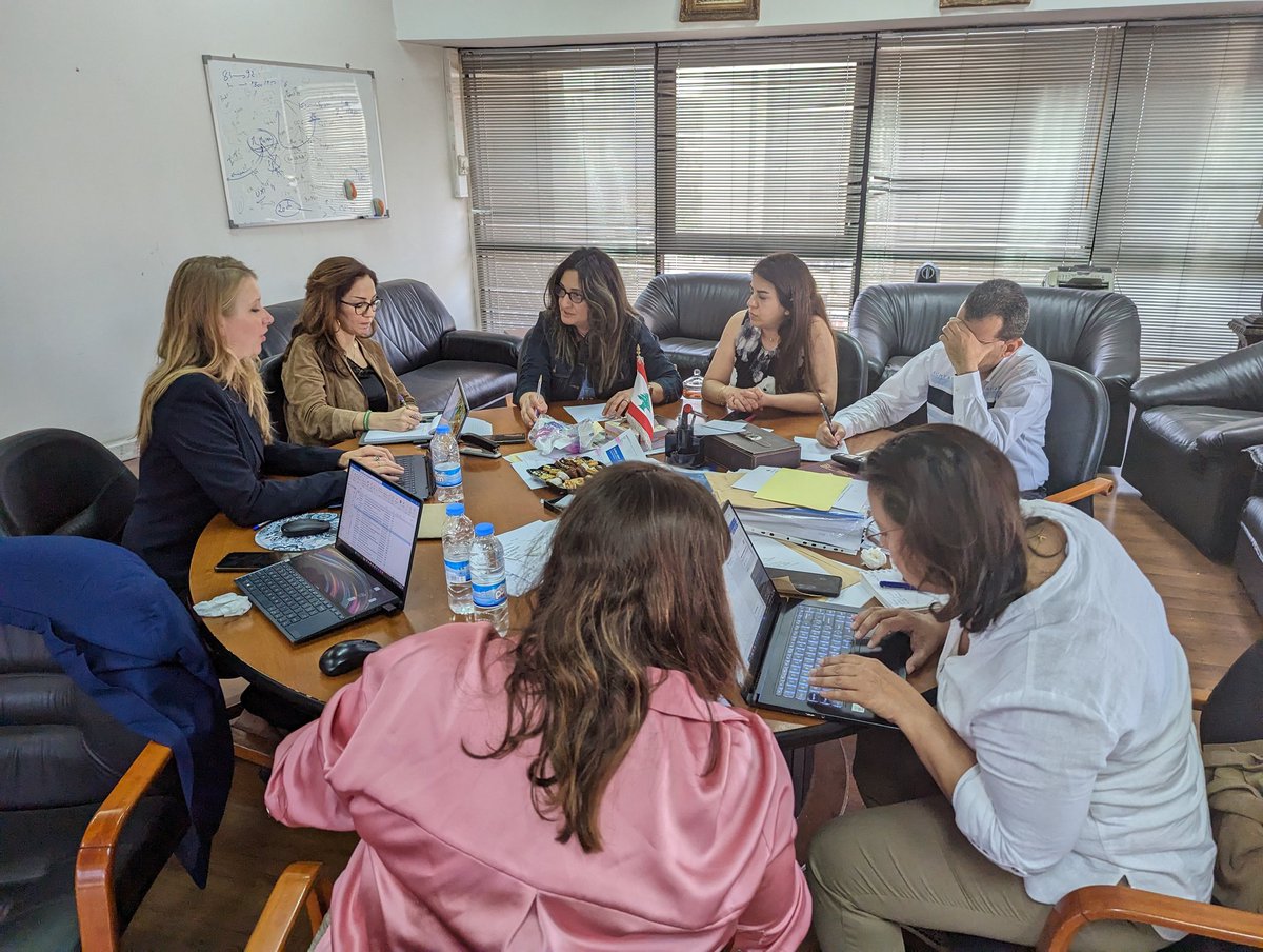 Meeting with the #VAT department team leads at the Ministry of Finance #Lebanon, as part of our #UNDP #Tax4SDGs mission