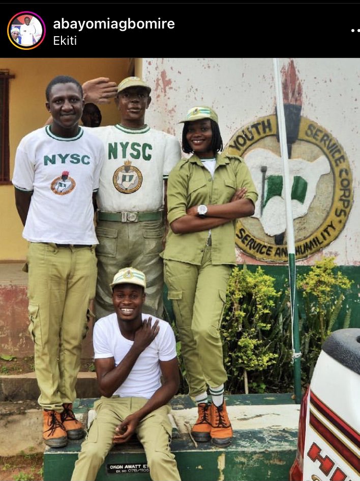 AbayomiAgbomire's tweet image. NYSC @ 50, #EkitiCorper , Camp Ise Orun Emure,Platoon 5, PPA  Esure Ekiti 2017, #Throwback