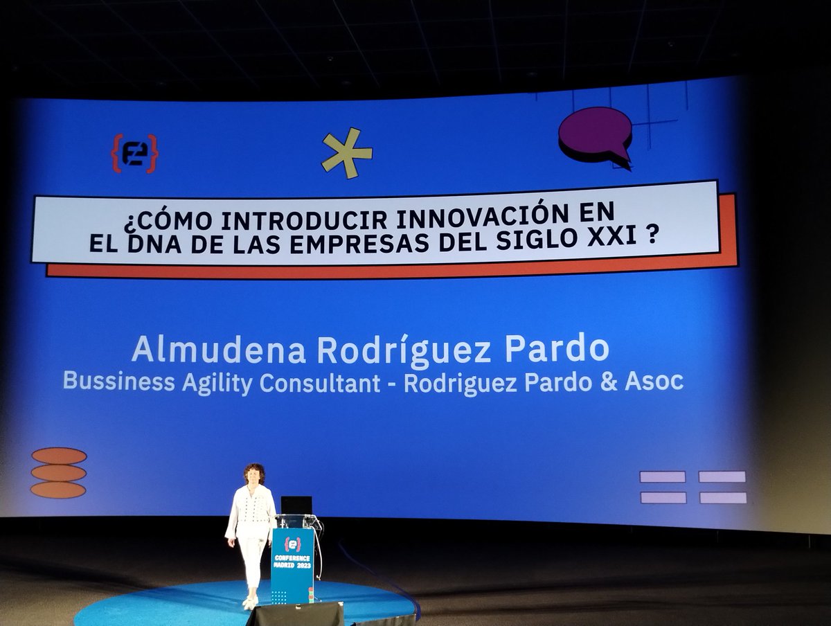 adrianmateos's tweet photo. "Intentar controlar a tus empleados en estos tiempos es perder el tiempo." Almudena Rodríguez Pardo 💪 #codemotionmadrid2023 #codemotionmadrid23 https://t.co/ntpHwZrtq4
