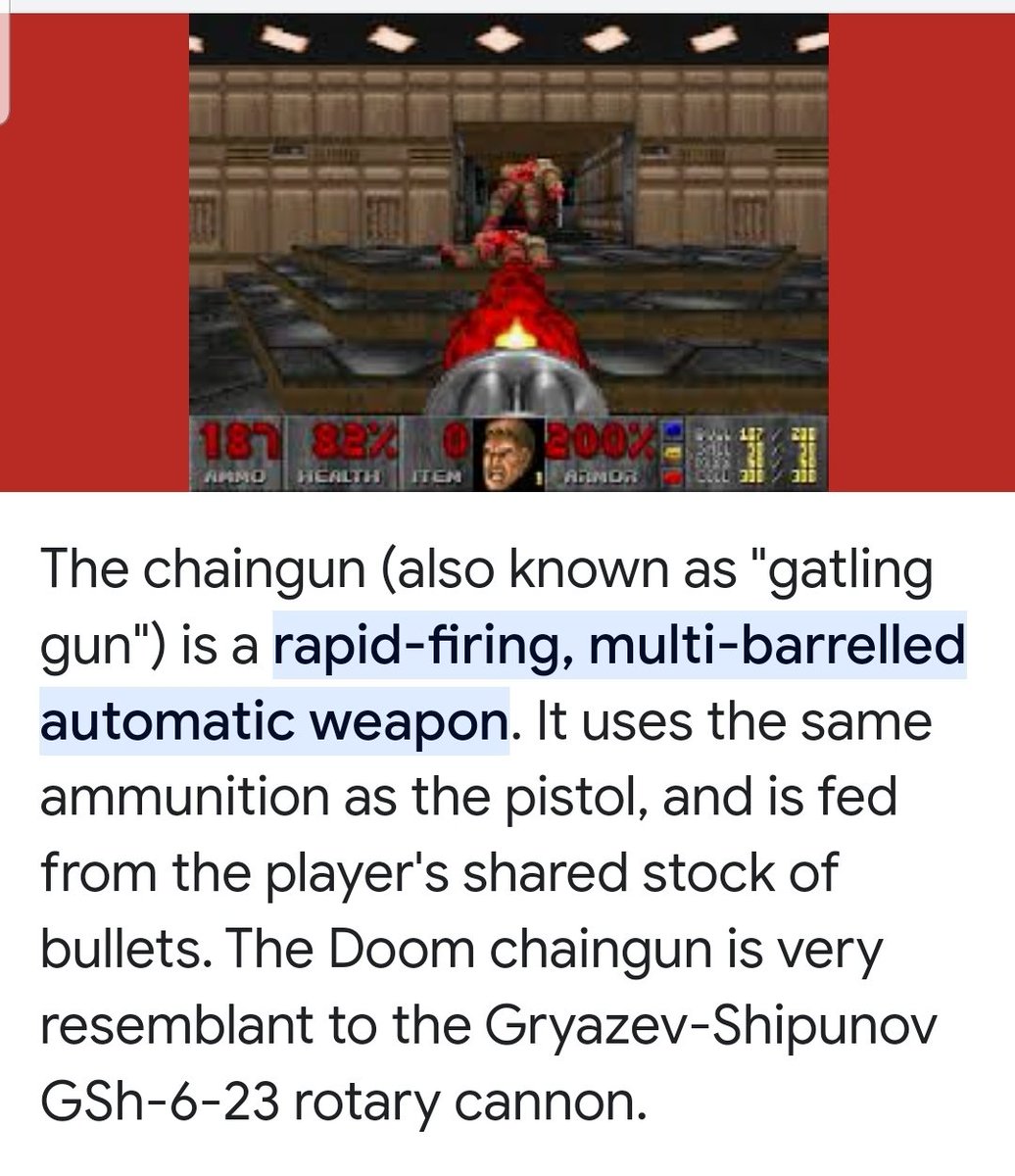 ChrisScottATL's tweet photo. #chaingun #doom https://t.co/NB9wtRsLmZ