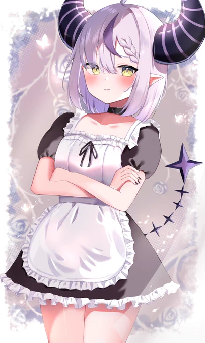 メイドのラプちゃん  #laplus_artdesu