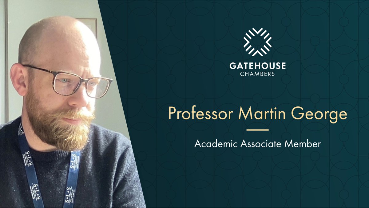 Gatehouse Chambers is delighted to welcome Professor <a href="/MartinGeorge/">George Martin</a> as its first Academic Associate Member. Martin is Professor of Land Law at <a href="/CityLawSchool/">The City Law School</a>, one of a small handful of professors of land law in the country. Learn more here:  bit.ly/3pugsOv <a href="/Gatehouse_Prop/">Gatehouse Chambers Property</a>
