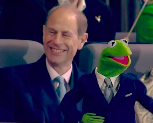 makeitorlakeit_'s tweet photo. On a lighter note for once - Kermit attended the #coronation of King Charles. Let's hope he received the chance to talk environmental issues with him #sustainablefuture #stealingtheshow
#DukeofEdinburgh 
#Austria #Neusiedlersee https://t.co/gtpXyNmzBQ