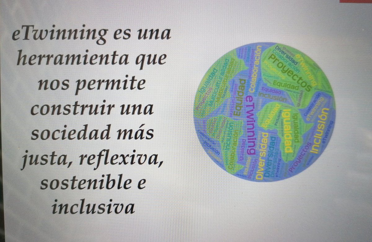 patriciammrico's tweet photo. 2a y última sesión de las III Jornadas ITE etwinning. Hoy nos ilustran acerca de lo que etwinning aporta: inclusión, formación, sostenibilidad y acercamiento a la escuela del futuro. 
Gracias @sepiegob @sepie_gob por esta iniciativa. https://t.co/P2BsawAFLZ