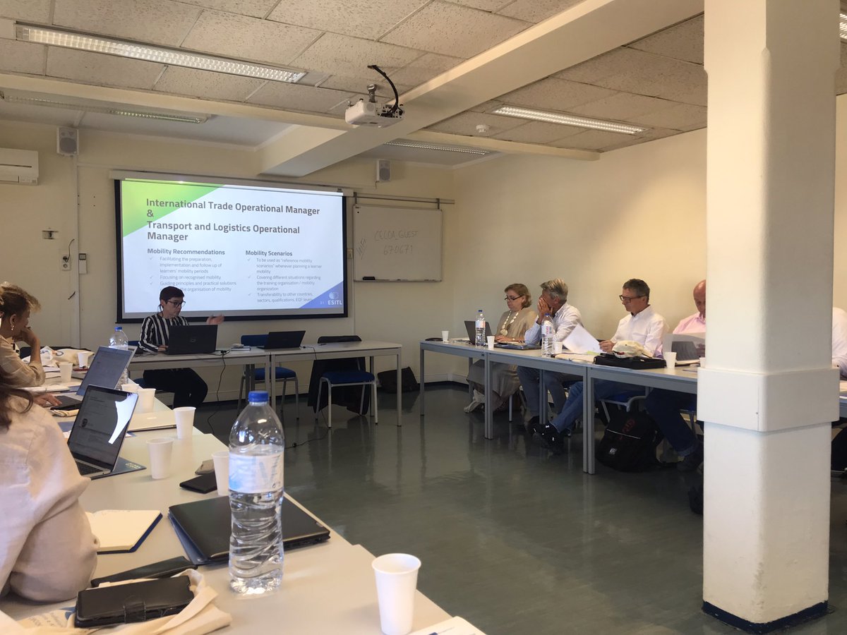And now the turn of Cristina Dimas form <a href="/CECOA_/">CECOA</a> informing #ESITL partners about the final version of the IO8 and IO9: Mobility recommendations and scenarios. <a href="/EUErasmusPlus/">Erasmus+</a>