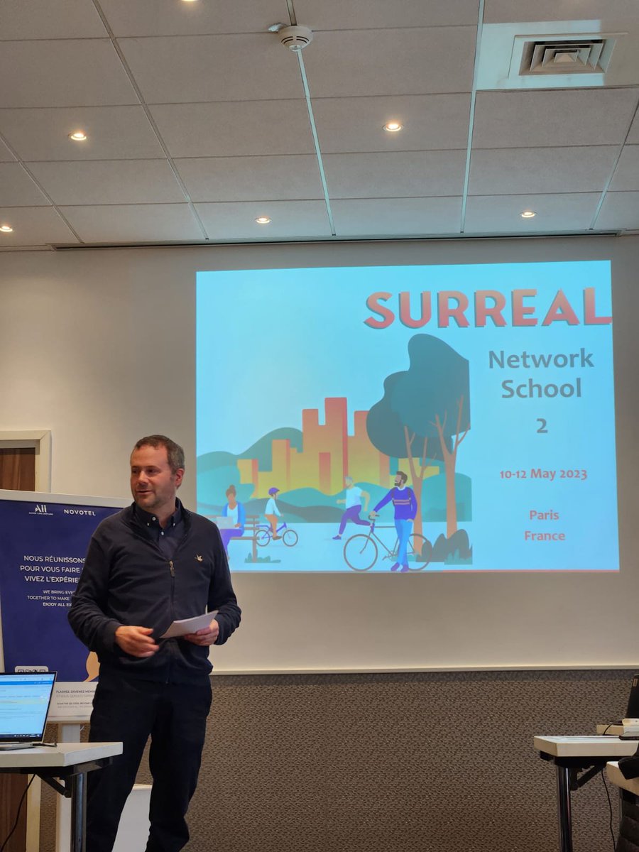 Kicking off the Network School with a welcome from Martin Dijst from <a href="/LISERinLUX/">LISER</a> and our local host, Basile Chaix <a href="/Inserm/">Inserm</a> 

🔔Looking forward to the discussions to come!

#SURREAL_ITN #UrbanHealth