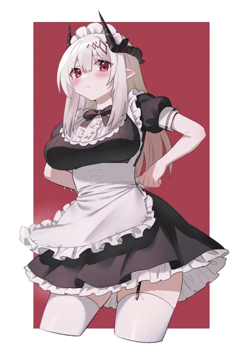 メイドの日らしいのでメイドマドロック加筆して再掲 #メイドの日2023