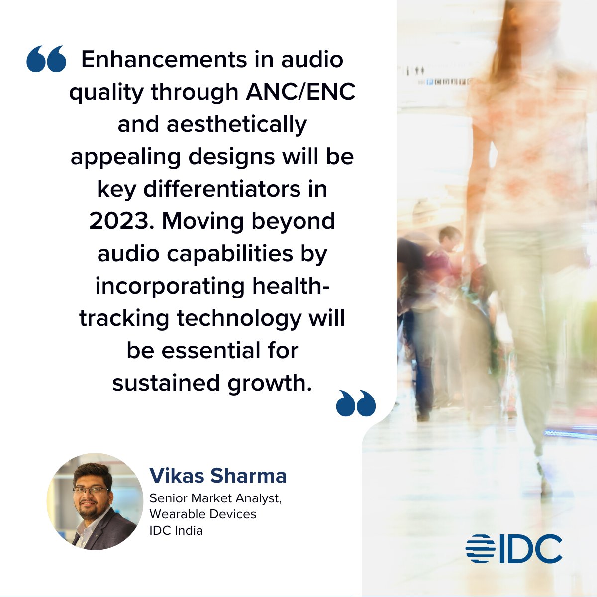 25.1mn #wearable units were shipped in India during 1Q23, registering an 80.9% YoY growth. Share of the #smartwatches grew to 41.4% from 26.8% a year ago. Read here: bit.ly/3Mg3lJQ
#idcresearch #idctracker #tws #earwear #smartwatch #india
<a href="/navkendarsingh/">Navkendar Singh (ਨਵਕੇਂਦਰ ਸਿੰਘ)</a> <a href="/upasanaj_IDC/">Upasana Joshi</a>
