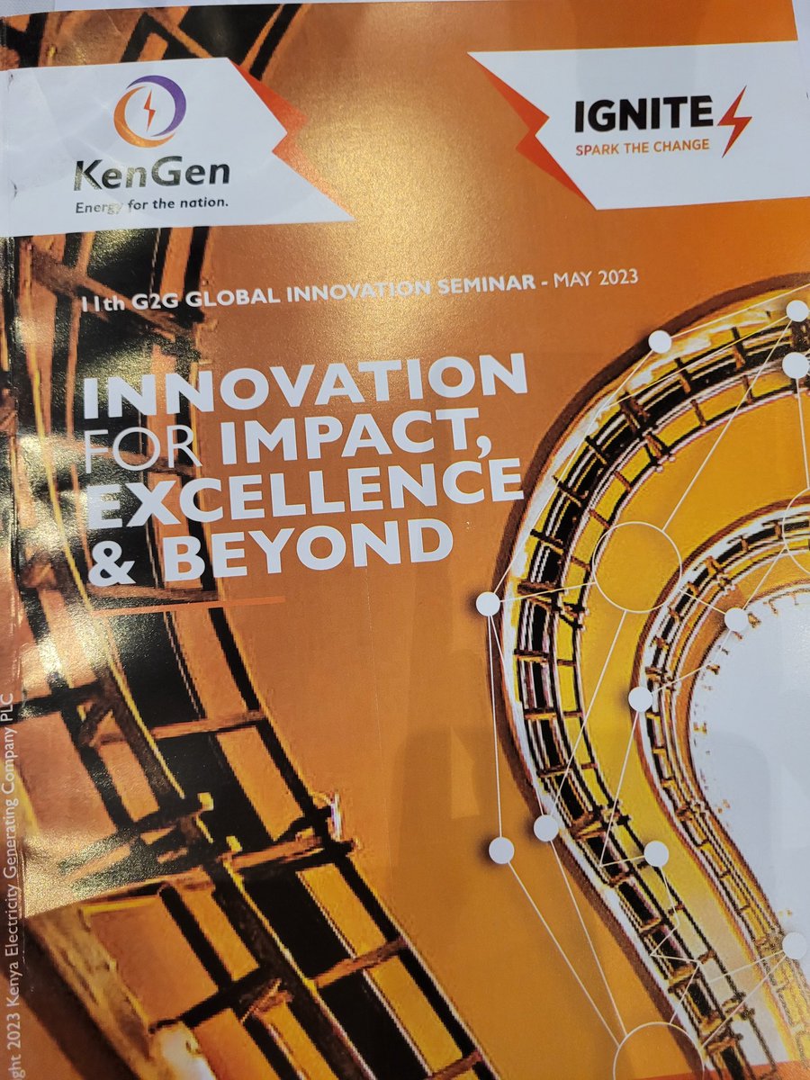 bekoske's tweet photo. Thrilled today to attend the 11th G2G Innovation Seminar. At KenGen we come together every year to listen to the brilliant innovation ideas from our colleagues. Looking forward to the presentations. #EnergyChampion #KenGenG2G2023 #GreenEnergyKE https://t.co/V30P8EVyp0