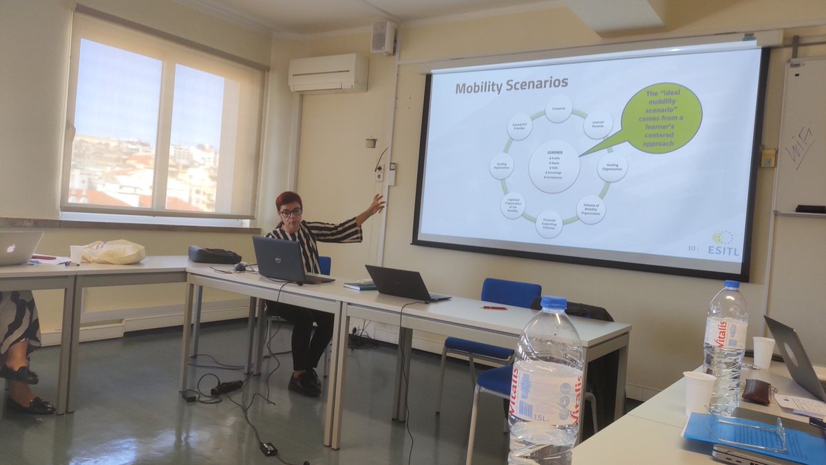 Cristina Dimas form <a href="/CECOA_/">CECOA</a> informing about IO8. Succesfull Mobility for International Trade Operational Manager by the #ESITL Project.