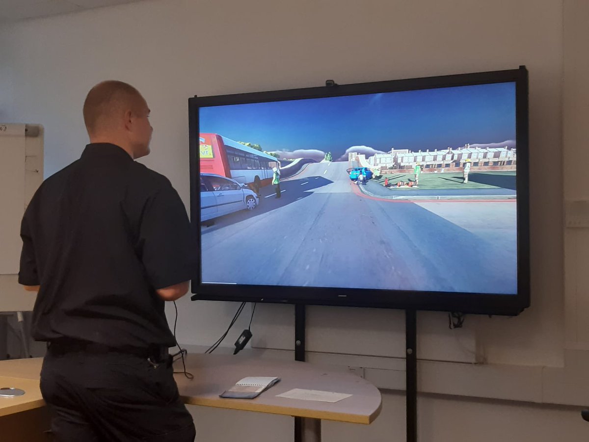 Observed 1 of our #OnCall Crew Commanders for his @XVRsimulation Level 1 Incident Command re-validation assessment last night. We can be agile & use it at our sites, supporting #development @shropsfire