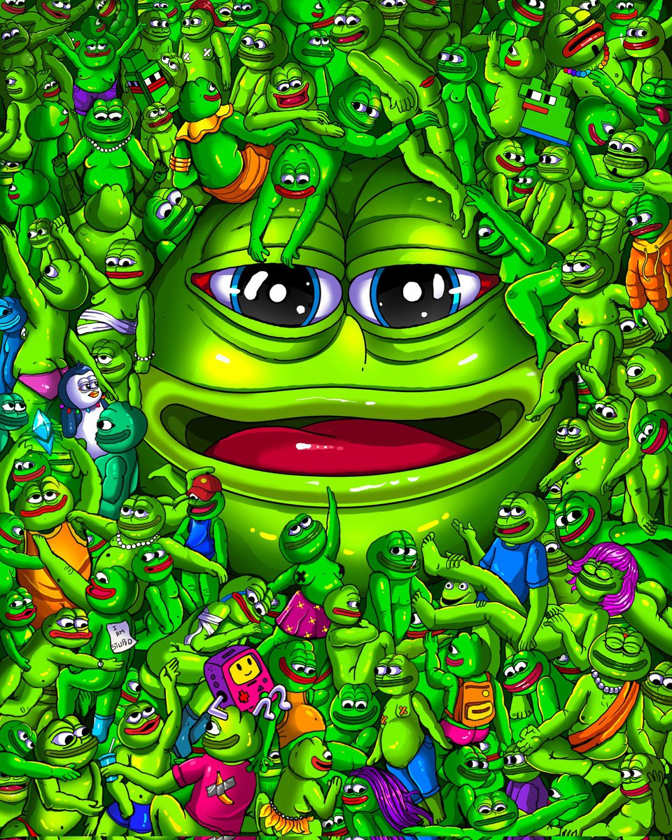 Gm gm #PEPE say back 🥰🥰