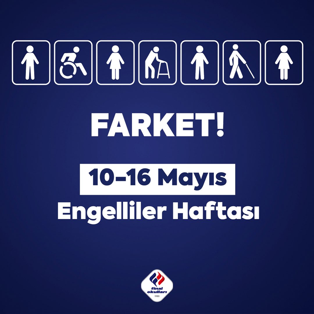 AvcFinal's tweet photo. Her şey FARKETMEKLE başlar! Engel tanımıyor, yargıları aşıyoruz!  

#FinalOkulları #EngellilerHaftası https://t.co/Ekbjm7CzkH