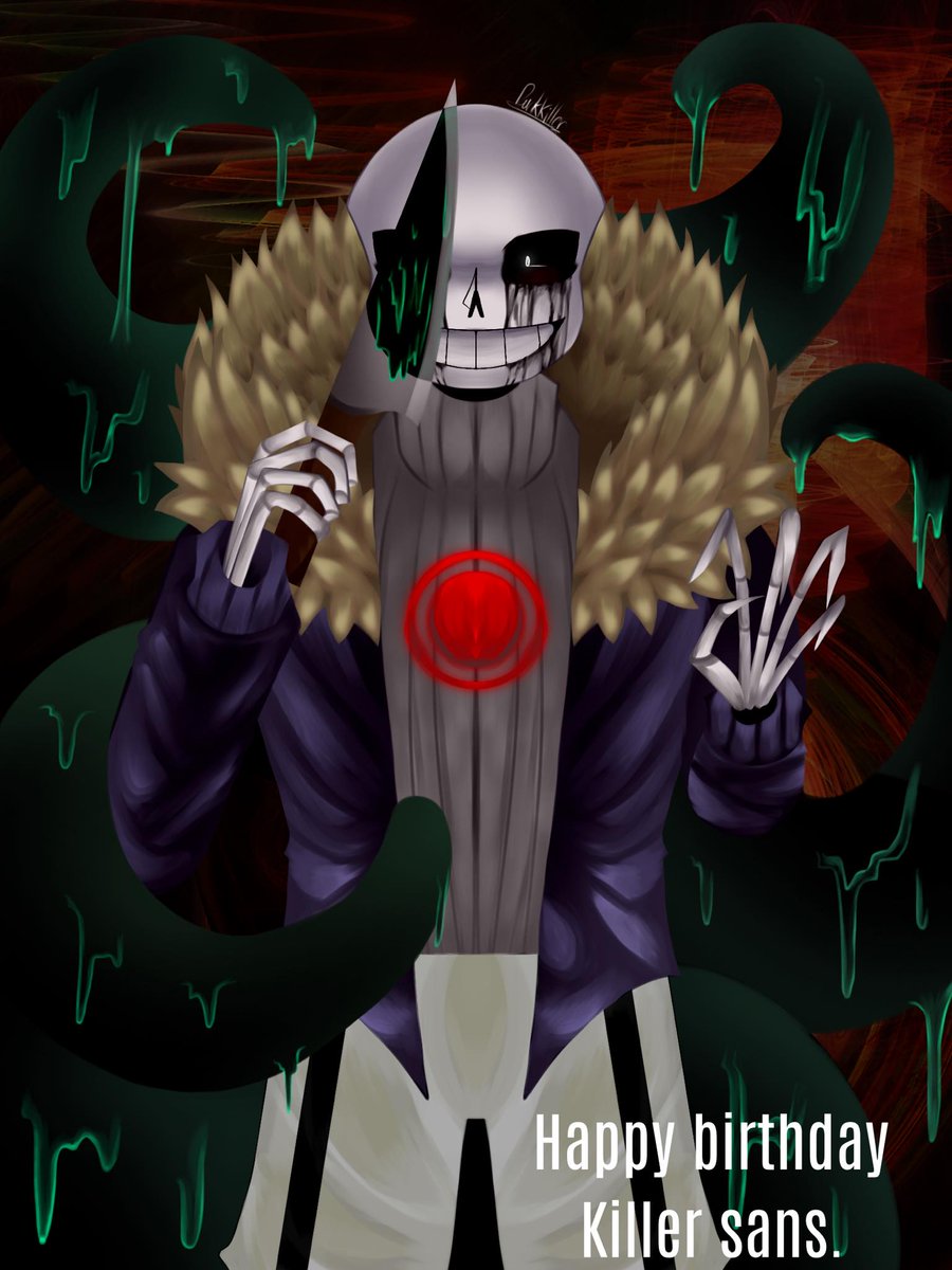 Genodream's tweet photo. ヾ⁠(⁠･⁠ω⁠･⁠*⁠)⁠ﾉ

#killersans #sans #undertaleAU https://t.co/PYVmLYeY9T