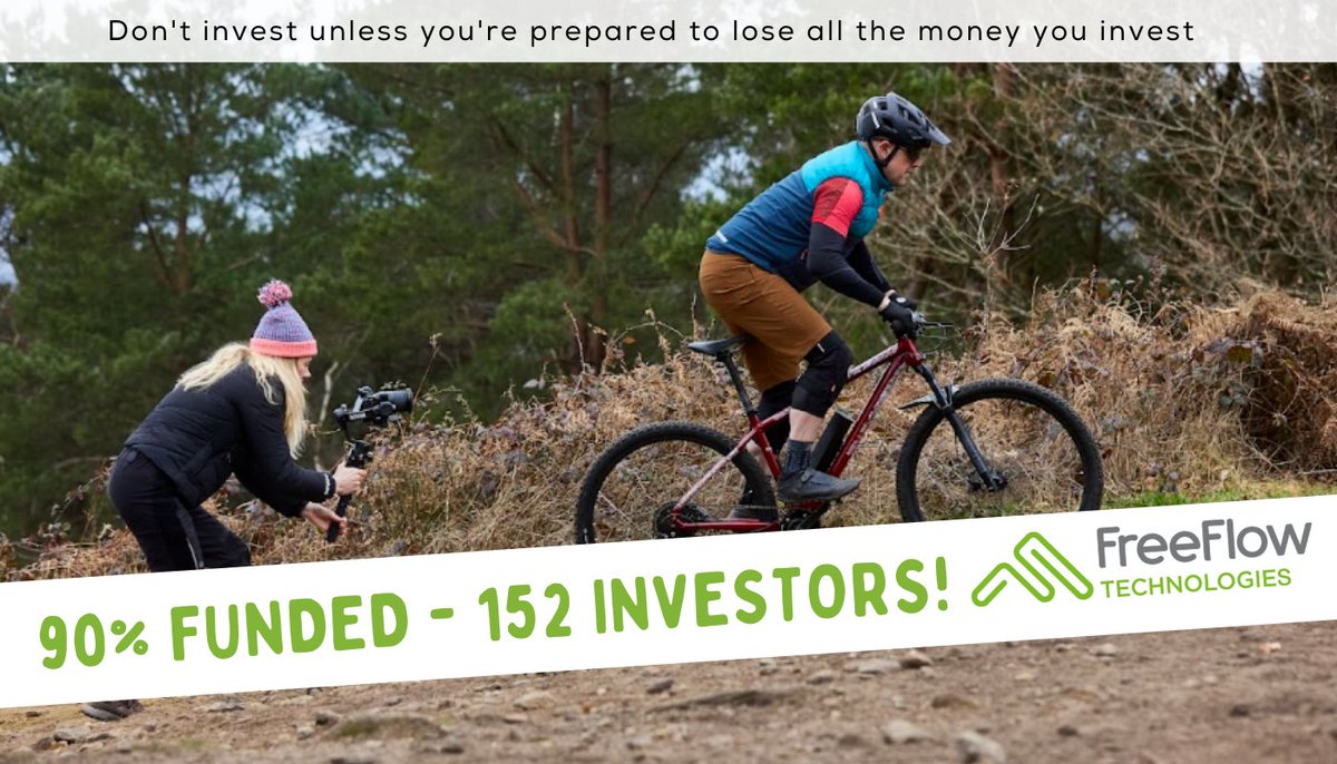 FreeFlow_Tech's tweet image. Exciting news everyone! We are thrilled to announce that we are now 90% funded and we're extending our campaign! 

Check out our campaign at seedrs.com/freeflow-techn… for more info

Approved by Seedrs Ltd on 10/05/2023

#ebike #sustainability #greenenergy #investing #Seedrs