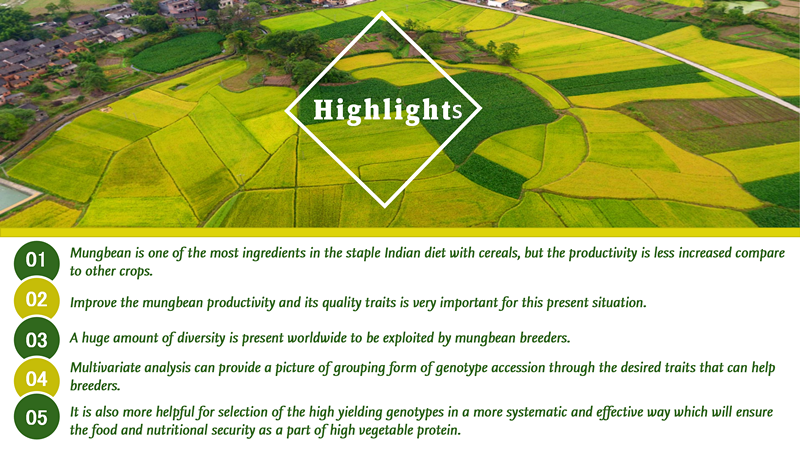 RWAE_AgEcon's tweet photo. "Boosting mungbean yield for food security! 🌾🌱 Our study identified high-yielding genotypes through advanced analysis techniques. Exciting findings pave the way for future breeding programs. #Mungbean #FoodSecurity #research
DOI: https://t.co/6vJ9BqQpLb https://t.co/ArxKVshGD6