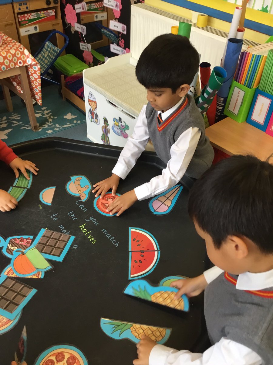 SJC_Infants's tweet photo. We’re focusing on halves and wholes in #SJCMathematics this morning for #SJCR5. Fantastic work! 👏🏻👏🏻👏🏻 #SJCInfants https://t.co/zQYBQu6kaw