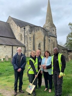 As the Golden Spade #CP50 reached it's penultimate point in York, PS YatH Head of Interventions welcomed North Yorks PCC Zoe Metcalfe to St Stephen's Church, Acomb and we met up with a beneficiary at York R. I Rugby Club, one of our evening groups, set up for people on probation.