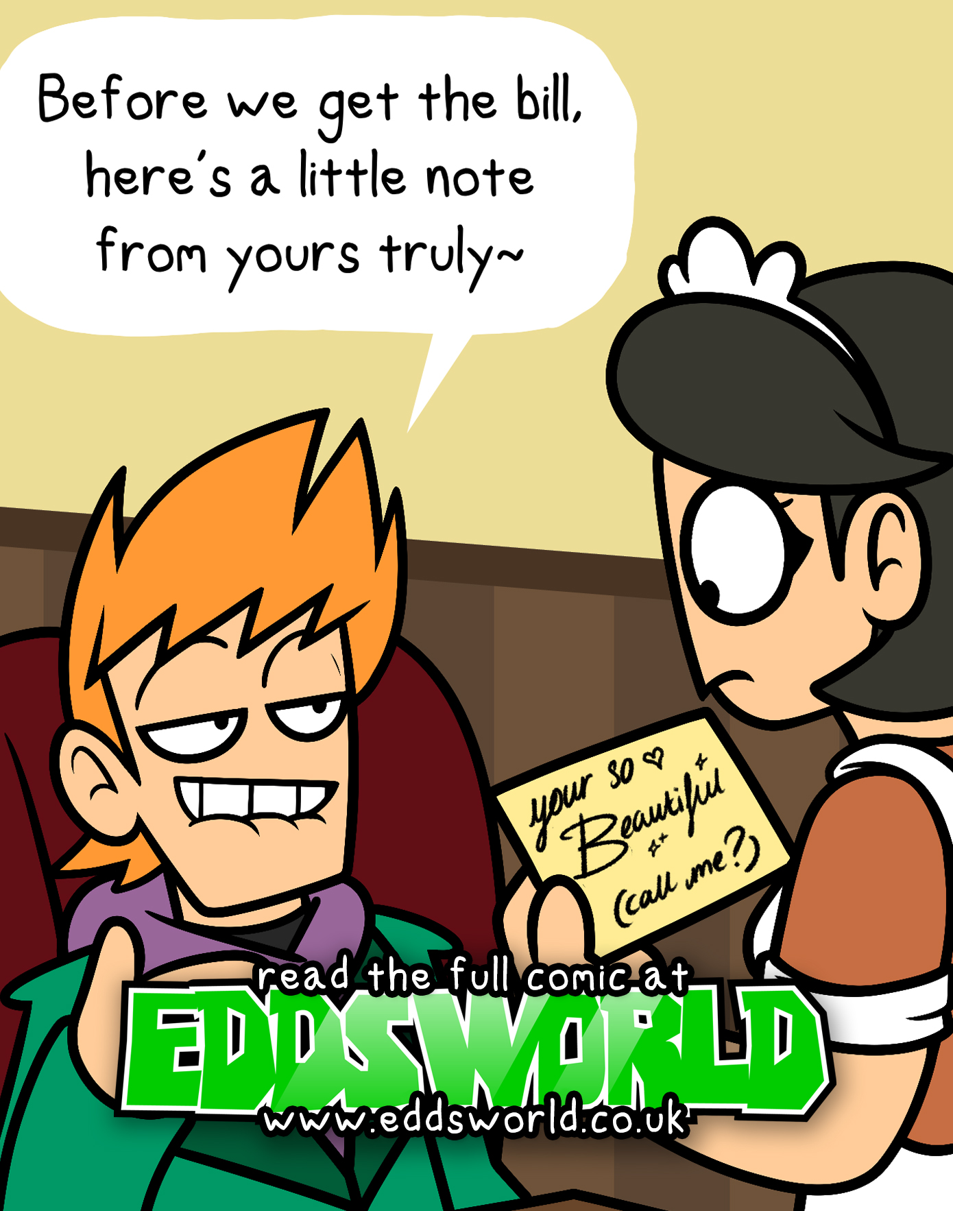 Eddsworld on X: NEW COMIC! Better pick that up Matt! ☎️ Read