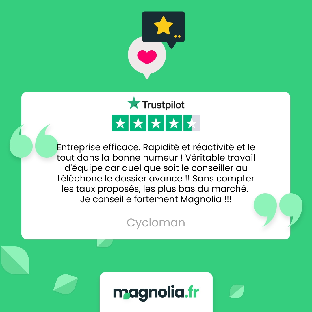 Nos équipes vous accompagnent pas à pas dans votre changement d'assurance de prêt 💸

🌸 Des économies faciles en quelques clics en comparant sur magnolia.fr

#Insurtech #AssuranceEmprunteur #Immobilier