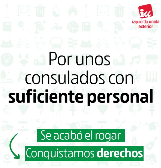 Porque no sirve de nada derogar el voto rogado si hay que hacer las gestiones en unos consulados desbordados y abandonados. 

Porque las emigrantes nos merecemos una atención digna.

Porque sobran las razones. #SeAcabóElRogar Vota.
