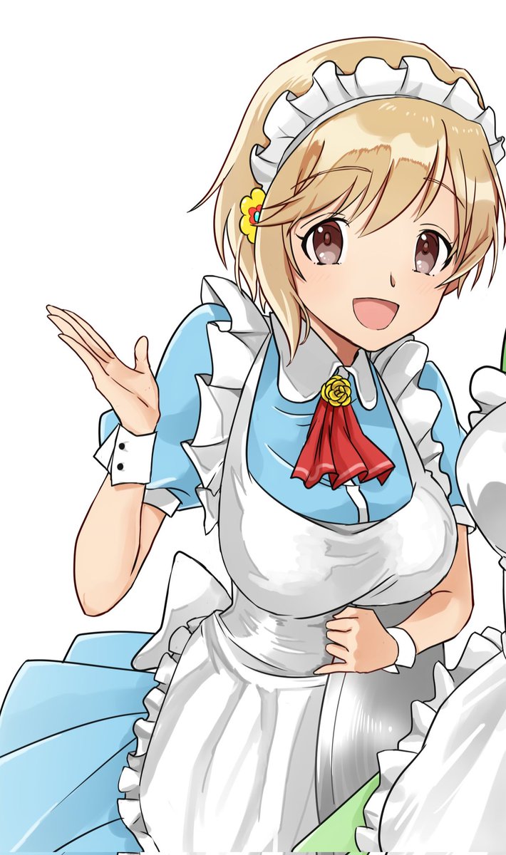 「しごとわ。 メイドの日?」|五城楼のイラスト