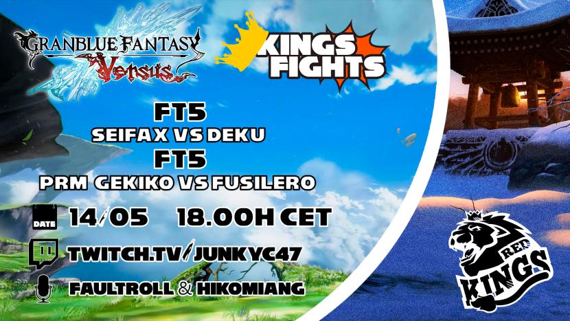 RedKings_FG's tweet photo. #KingsFights🥊👑
Este domingo es el turno del #GBVS, esta vez contaremos con:
@seifax88 🆚 @Arom_Deku
@gekiko_bathory 🆚 #Fusilero
Contaremos con @JuanMGB96 y @HikoMiang como comentaristas y con @JunkyDJD como realizador
¡ Mucha suerte a los participantes ! 🔥🔥 https://t.co/mZJAjkS8AI