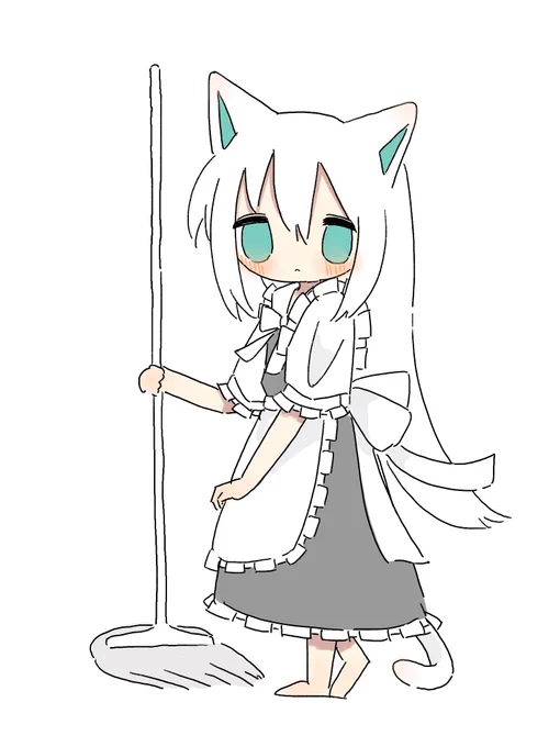 #メイドの日 ねこめいど