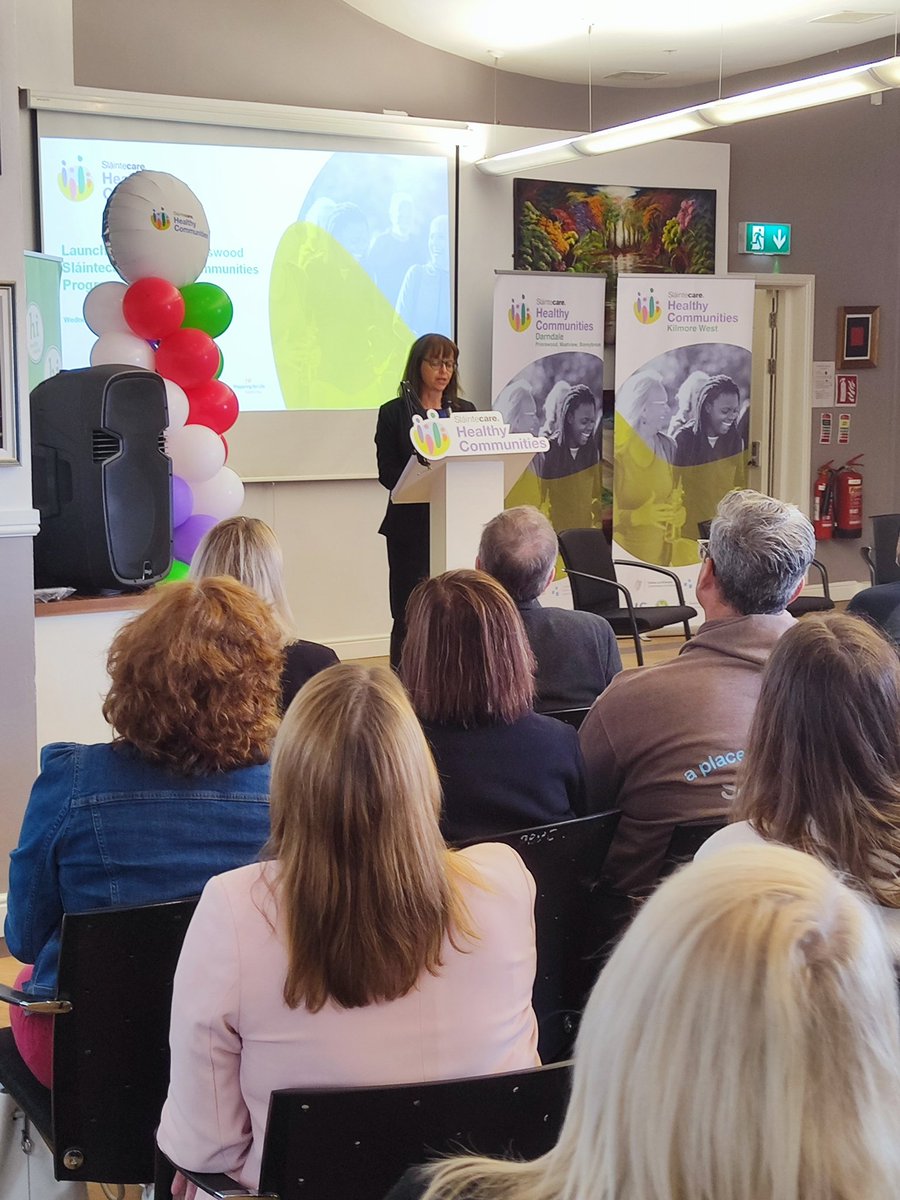 Our Head of Service, Health & Wellbeing @HSECHODNCC, Ellen O'Dea speaks about the importance of interagency work in achieving the positive impact of the #slaintecarehealthycommunities programme in the communities of Kilmore/Priorswood @HsehealthW  @DubCityCouncil @NS_Partnership