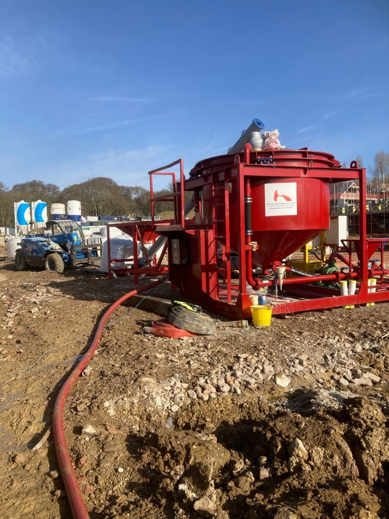 BentoniteL's tweet photo. A slurry wall we completed for Blaze construction back in February.  #bentonite #construction #environment #ThrowbackThursday https://t.co/YA2yfE2Woa
