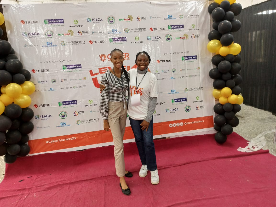 Abee_john's tweet image. Last Saturday, I attended the #CyberStarters 2023 Conference held in Lagos.

It was indeed an enlightening conference. I met the amazing InfoSec guys I&apos;ve been communicating with online and I met @sisinerdtweets again.😊

#Cybersecurity #conference #community #CyberStarters23