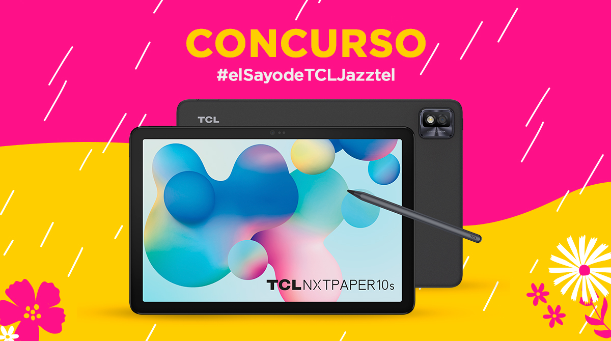 CONCURSO
¡Hasta mayo no te quites el sayo!
Y menos con este <a href="/tclmobilees/">TCL Mobile Spain</a> Tablet NXTPAPER 10s de premio.
¿Cómo ganarlo? ¡Participando!:
🔁 RT
🌧️ Menciona a tu amig@ que le das el Sayo.
#️⃣ Utiliza el HT #elSayodeTCLJazztel
✅ ¡Suerte!
BL: bit.ly/41l0L9n