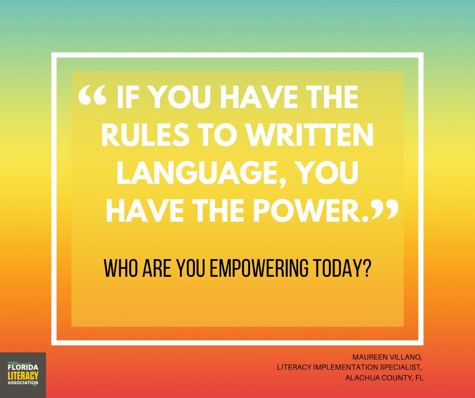 FlaReads's tweet image. Phonics, spelling patterns, grammar--these empower students! These are the discrete, explicit sets of knowledge we cannot skip over to get to the finish line of comprehension. #literacy #foundationalskills