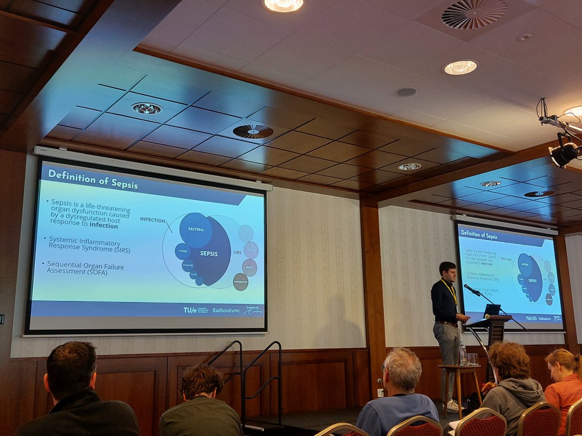 Natal van Riel (@nvanriel) on Twitter photo Freek Relouw from <a href="/TUeindhoven/">TU Eindhoven</a> presents at #biosb2023 on mathematical modelling of sepsis inflammatory response Freek Relouw from <a href="/TUeindhoven/">TU Eindhoven</a> presents at #biosb2023 on mathematical modelling of sepsis inflammatory response