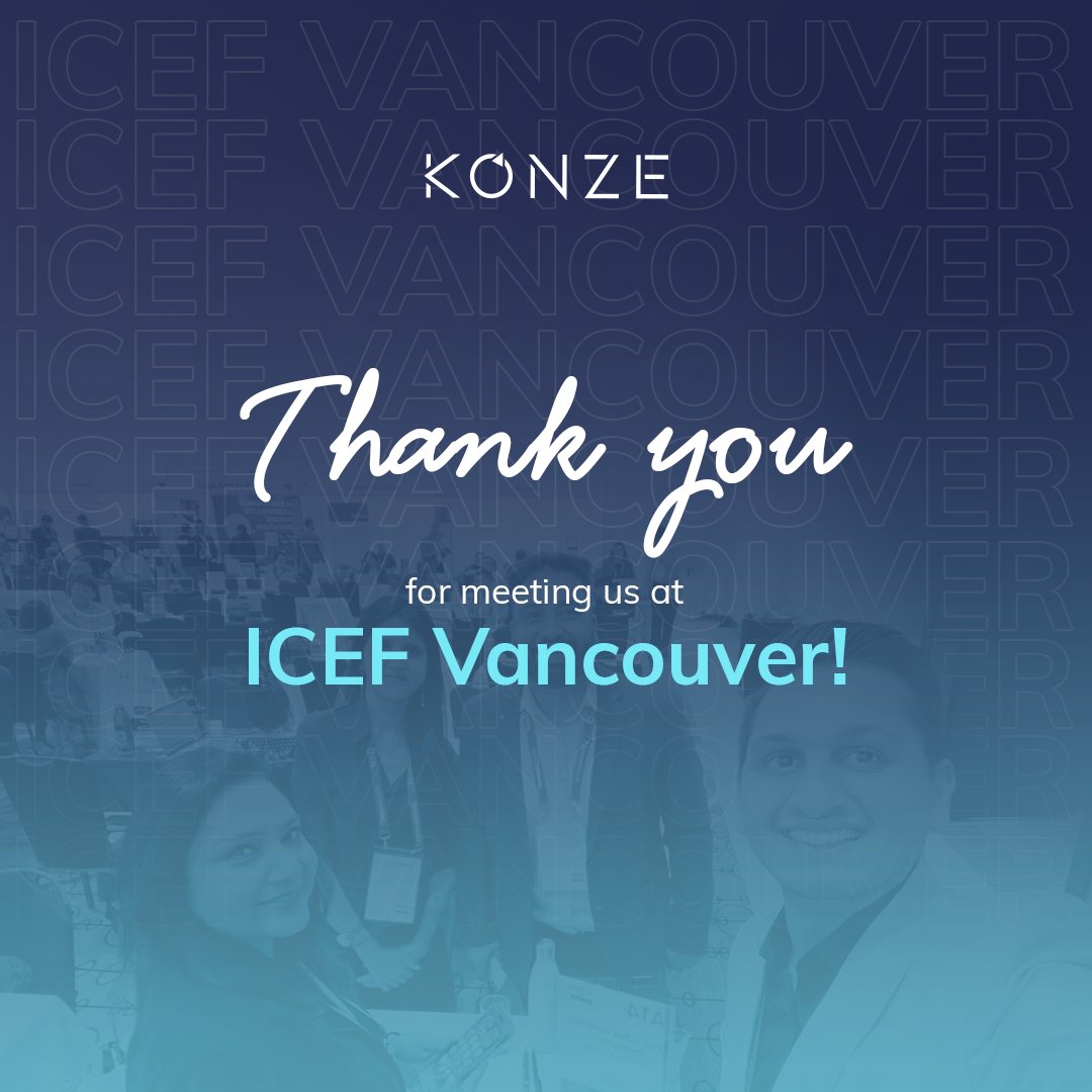 We would like to express our gratitude to all the participants who visited our Booth at #ICEFVancouver. 

For those who were unable to meet us at the event or those who may have additional questions or concerns about our services, feel free to contact us at any time.

#ICEF