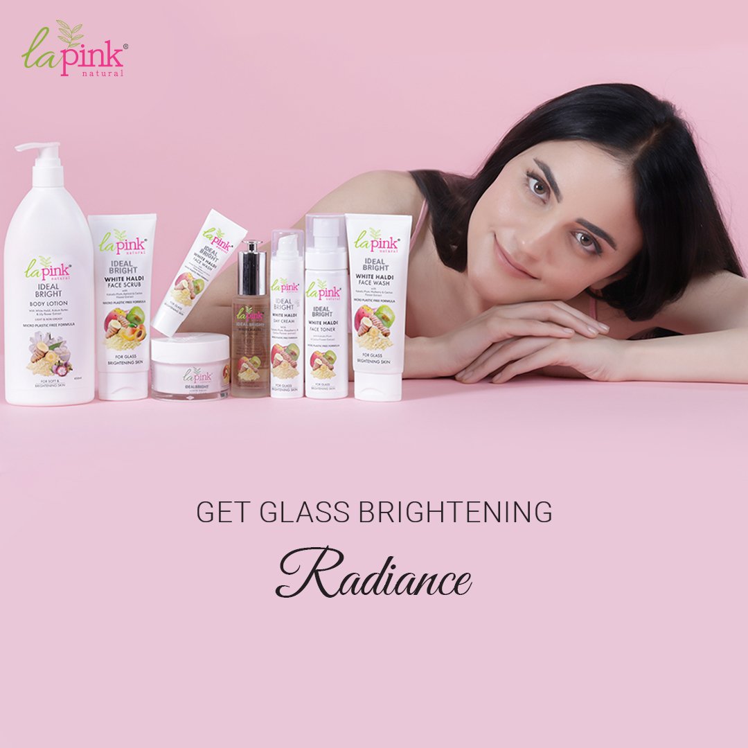 Lapink_in's tweet photo. Embrace the rejuvenating power of La Pink Ideal Bright Collection-the epitome of radiance. With the nourishing power of White Haldi & Sea Lettuce Flakes, experience flawless skin & a glass brightening effect.
Find products with #ZeroMicroplasticsInside at https://t.co/Vh4tc8TtoH https://t.co/J68DfBDrpj