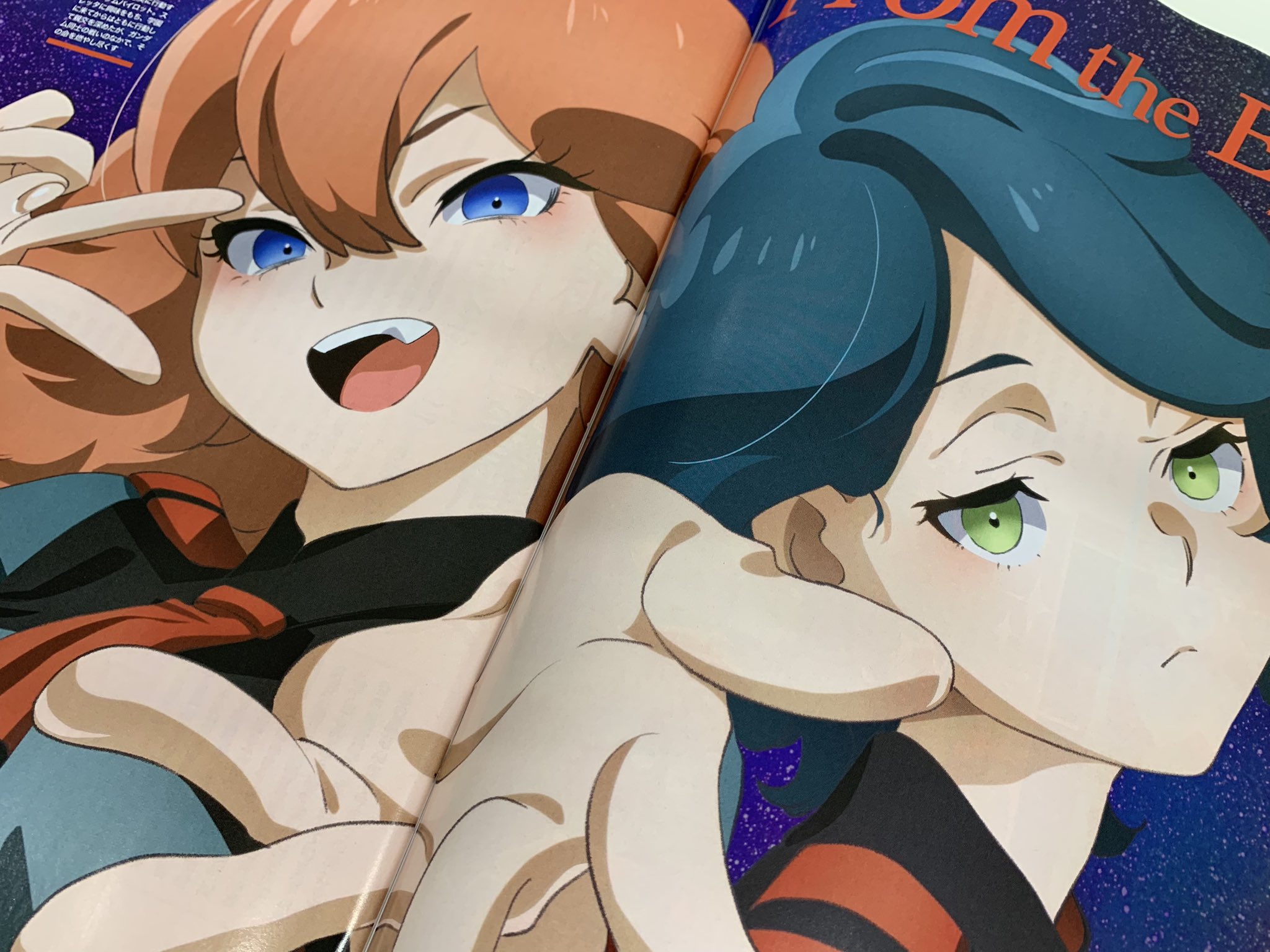 水星の魔女 描き下ろしイラスト（ソフィ＆ノレア）使用B2タペストリー