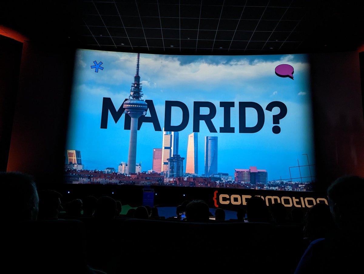 inmaculadaalcon's tweet photo. #codemotionmadrid2023 https://t.co/ANm66bSXqd