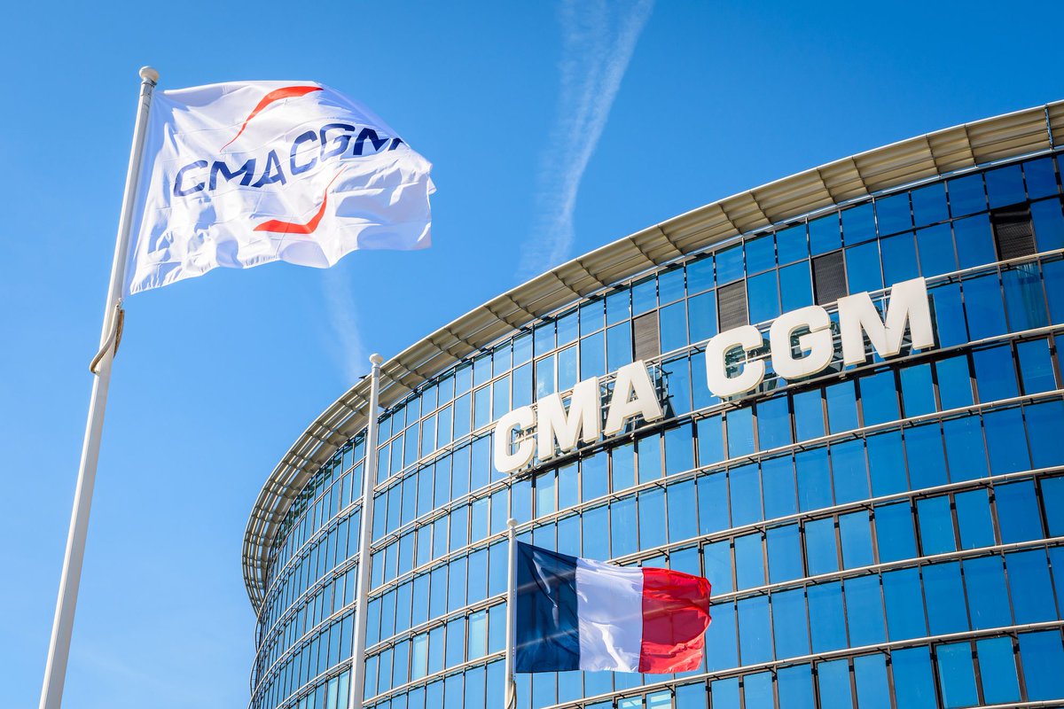 JFanglogistics's tweet photo. 🚢💼 CMA CGM, is committing to a $5.5 billion buyout of Bollore Logistics. This move will strengthen CMA CGM's logistics offering and expand its global footprint. Stay tuned for more updates! #CMACGM #BolloreLogistics #Shipping #Logistics #GlobalExpansion https://t.co/cNqtupSxyi