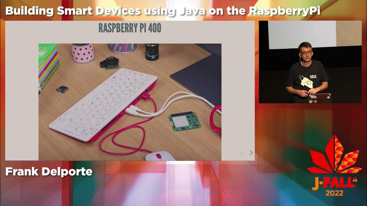 Payara_Fish's tweet image. &quot;Write once, run everywhere&quot;? That&apos;s the promise of Java! 
@FrankDelporte demonstrates this @jfallconf - Building Smart Devices using Java on the @Raspberry_Pi
- An intro to @pi4j
Watch now:
hubs.ly/Q01Pjxl20 #Pi4J #JavaonRaspberryPi