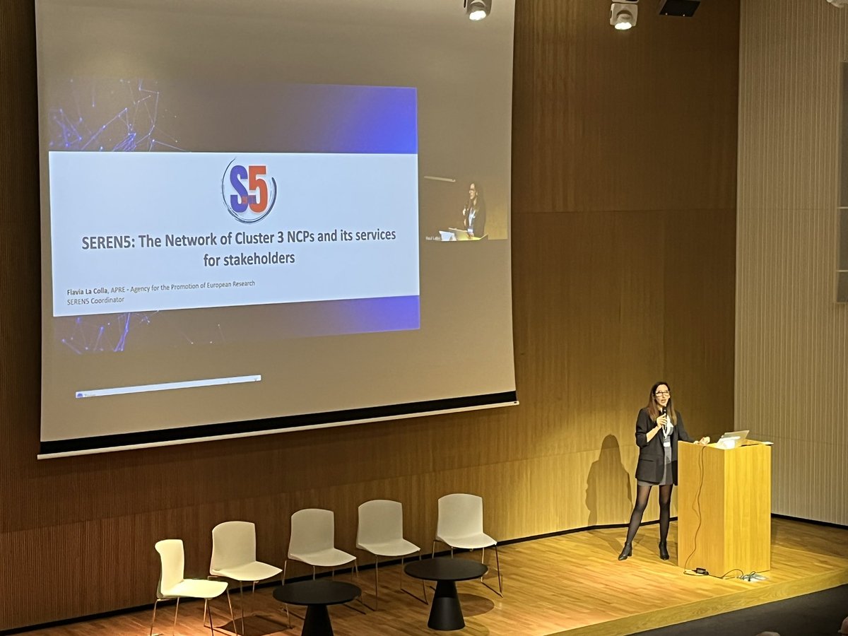 SEREN5_HEU's tweet photo. The coordinator presents #SEREN5’s aims and activities during the #SMI2G23! @apre_it https://t.co/7Mz1BiYAoX