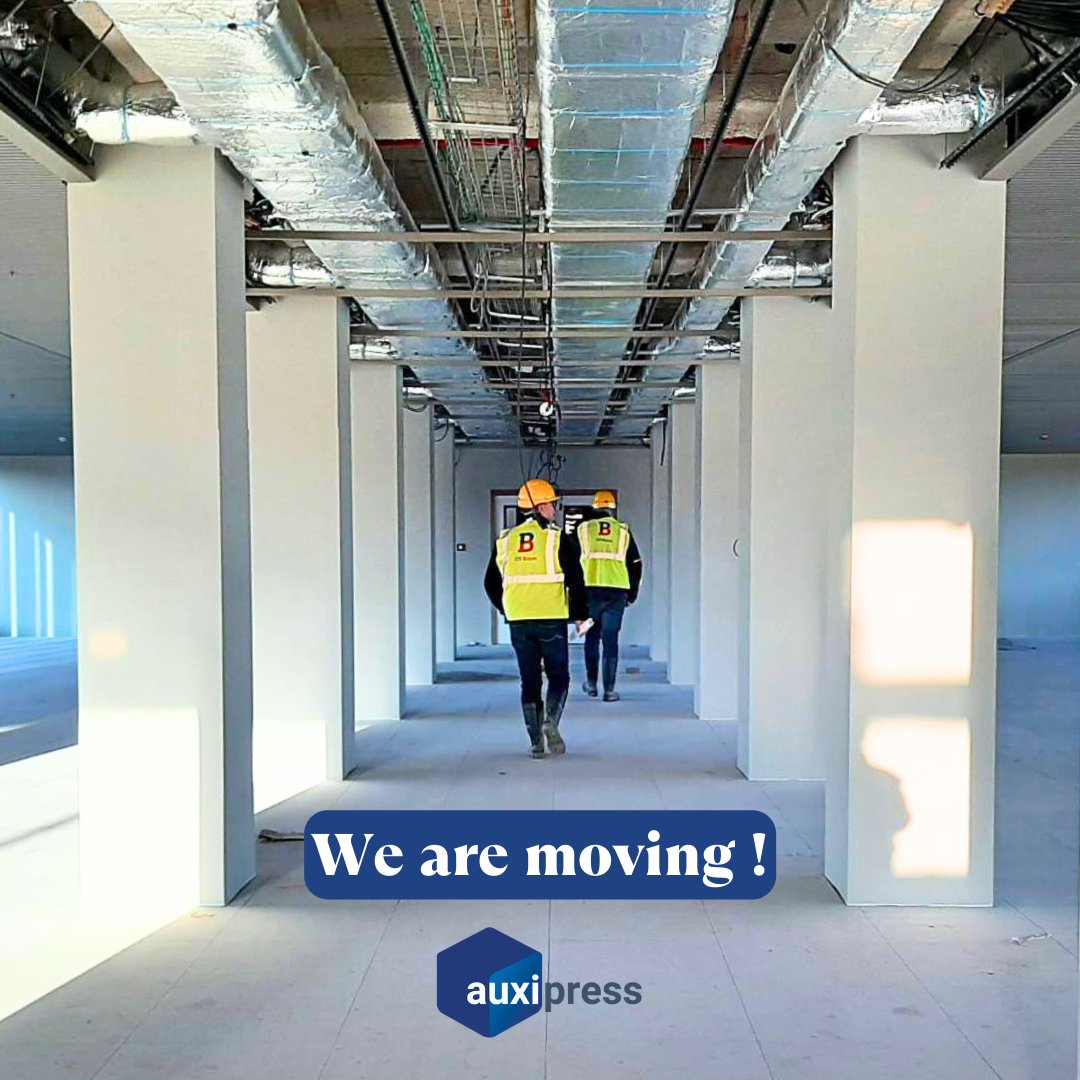 Auxipress is moving soon ! Would you guess where ?💡

Stay tuned for more exciting news!
#moving #newstart