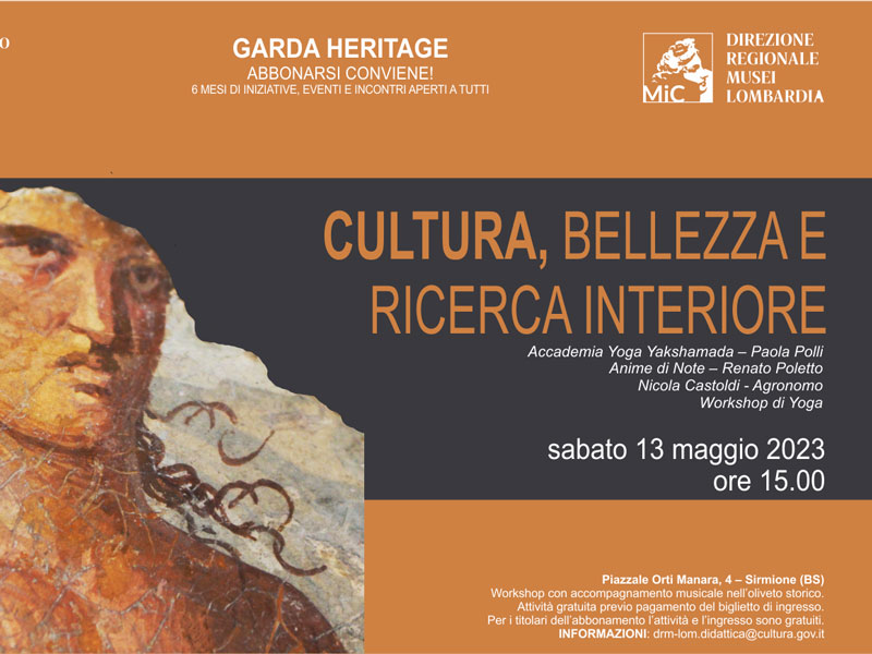 Cultura, bellezza e ricerca interiore - L'evento si svolgerà alle Grotte di Catullo il 13 maggio dalle ore 15.00 alle ore 18.00

#pressitalia #culturabellezzaericercainteriore #grottedicatullo #sirmionebs
 lyn-x.com/shorturl/4envb…