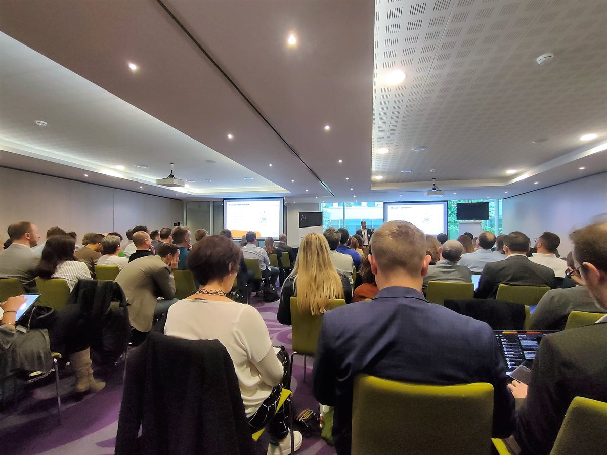 Now in Bruxelles attending the 3rd convention of #DIH². Together with other DIH and representatives from European Institutions to explore the role of technological #innovation in the #manufacturing industry.

A great opportunity to share the relevance of <a href="/FIWARE/">FIWARE</a> technologies.